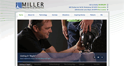 Desktop Screenshot of millerprosthetics.com