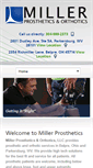 Mobile Screenshot of millerprosthetics.com